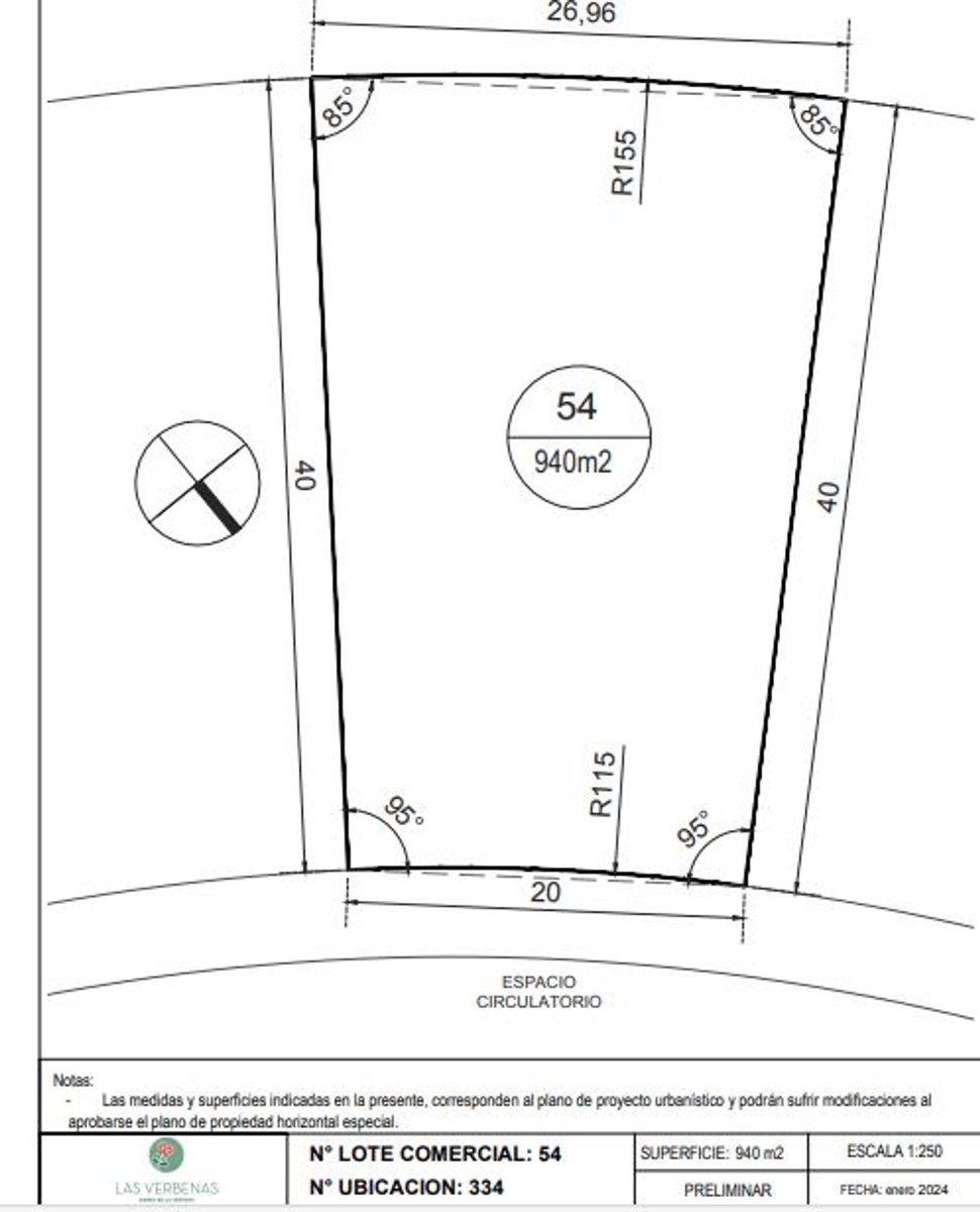 VENTA LOTE EN LAS VERBENAS ETAPA 2 - NRO 54