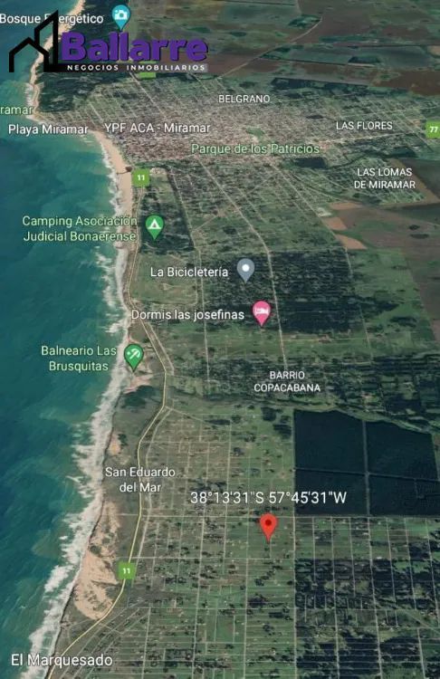 Lote o Terreno en Venta San Eduardo del Mar de Mar del Plata. Estado Muy Bueno. Apto Crédito