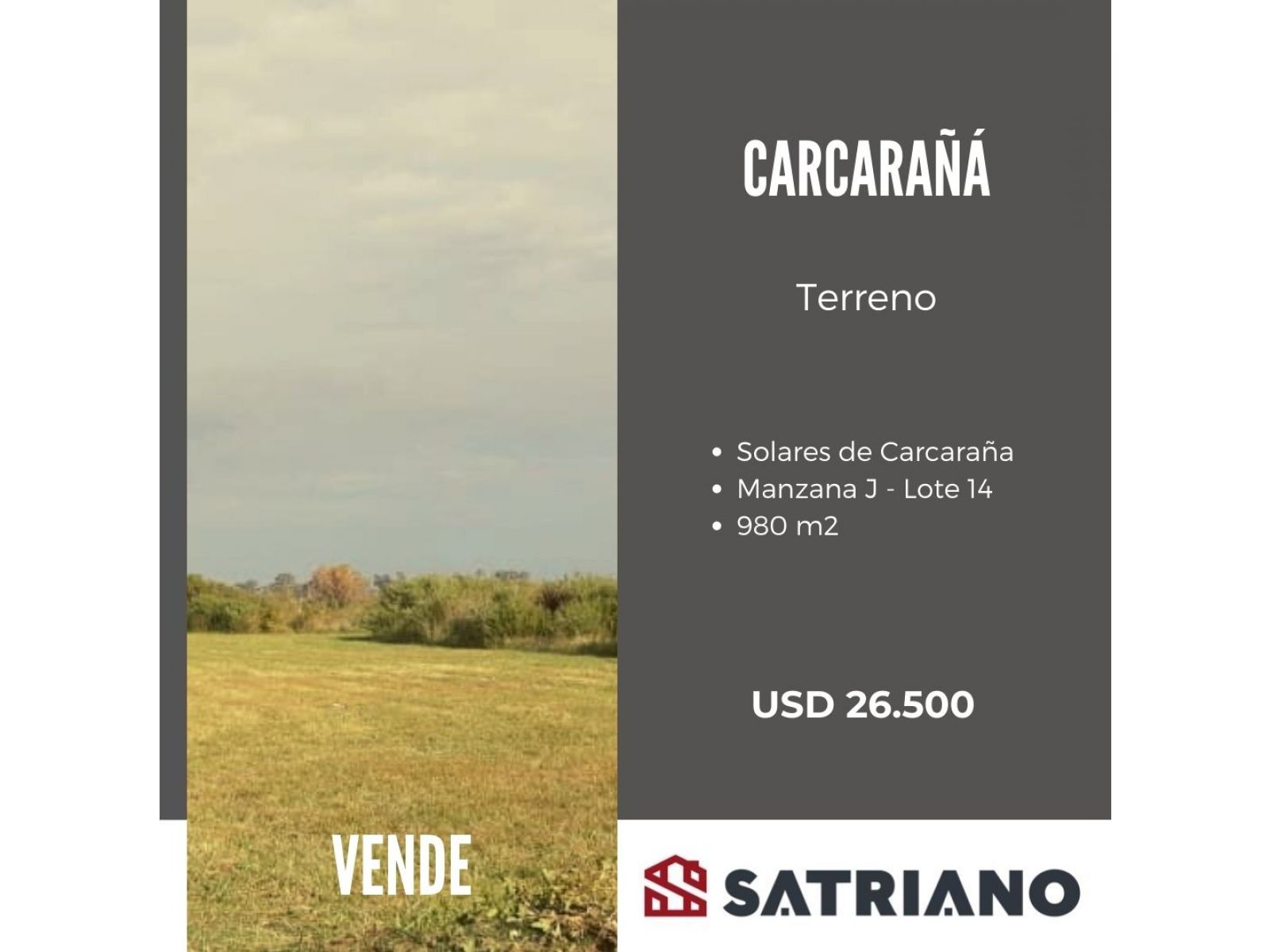 VENTA Terreno en Carcarañá -se escucha oferta!!