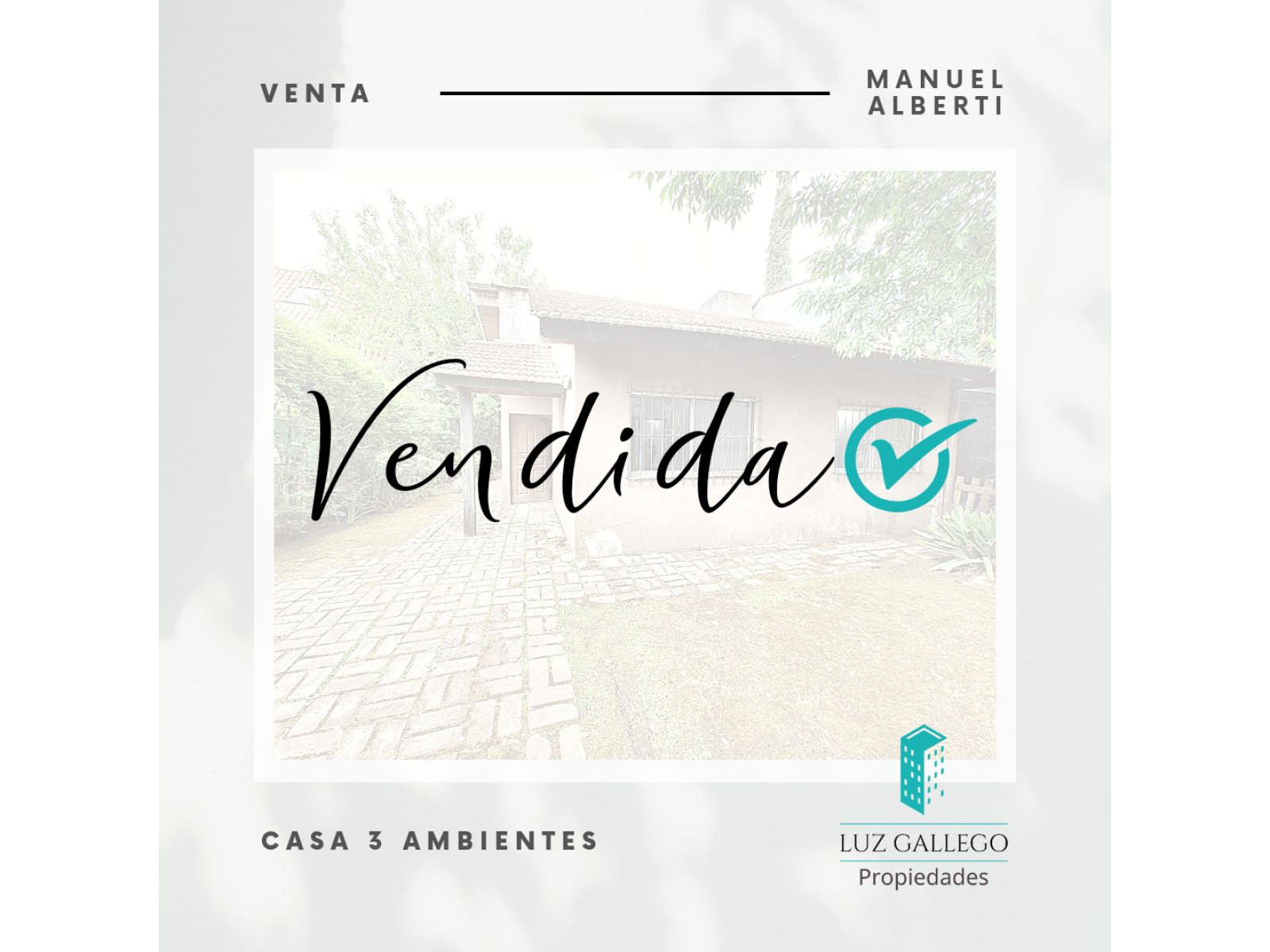 VENDIDA!! Casa a remodelar en Manuel Alberti