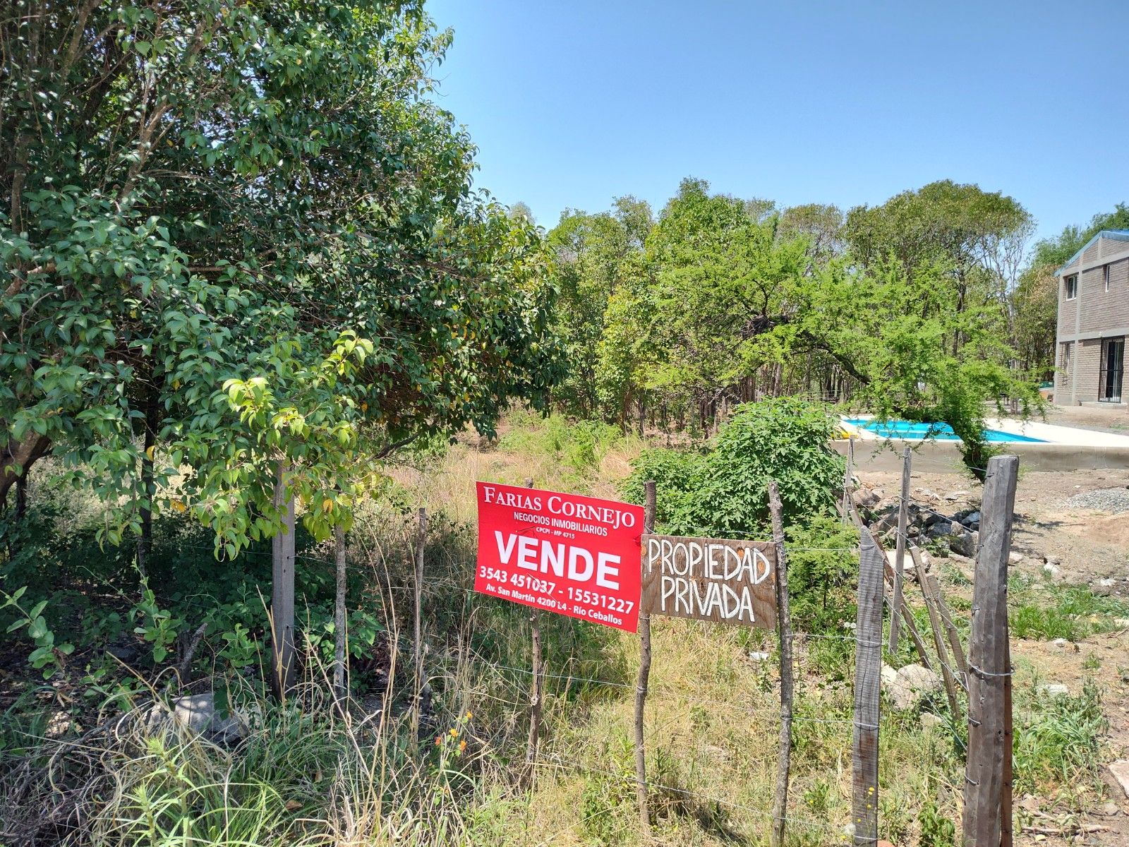 LOTE EN AGUA DE ORO. Ruta Provincial E53 al limite de Vertientes de la Granja