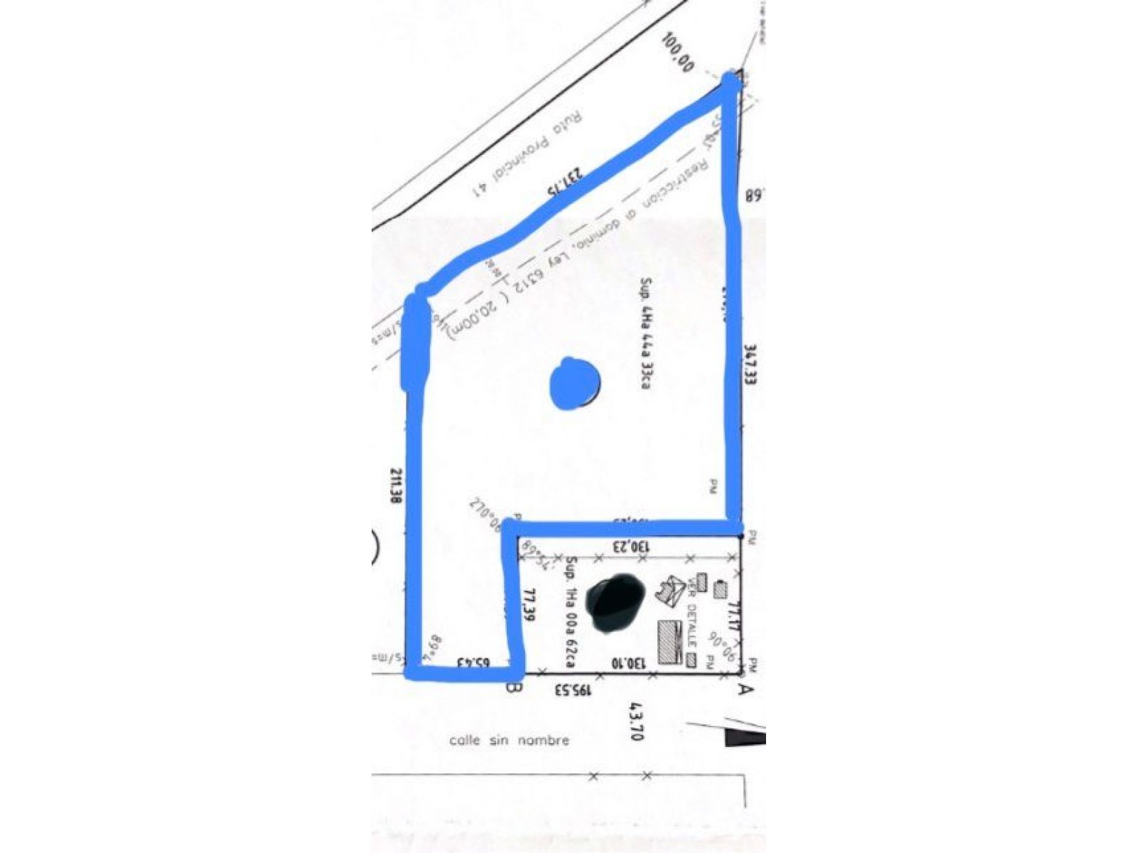 Lote ubicado en Ruta 41 - El Totoral