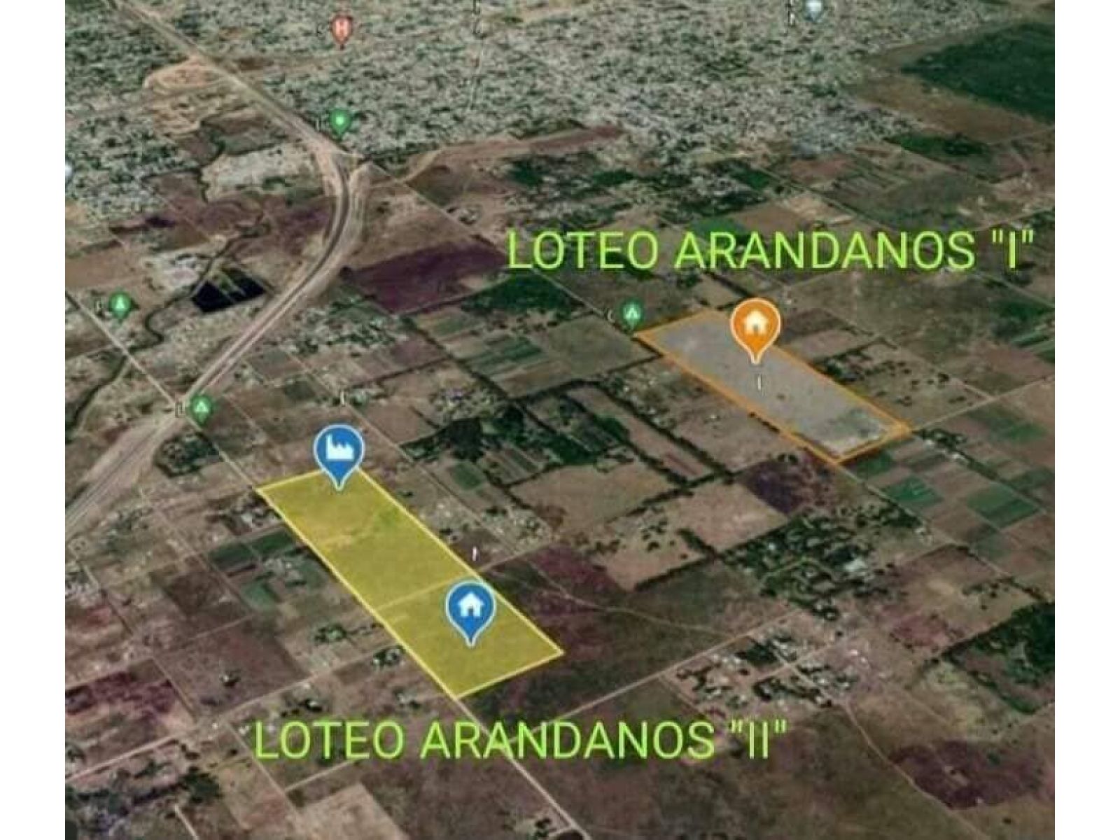 Loteo Arándanos II en Agustín Ferrari. Lotes de 18 x 44. Opciones de financiación.