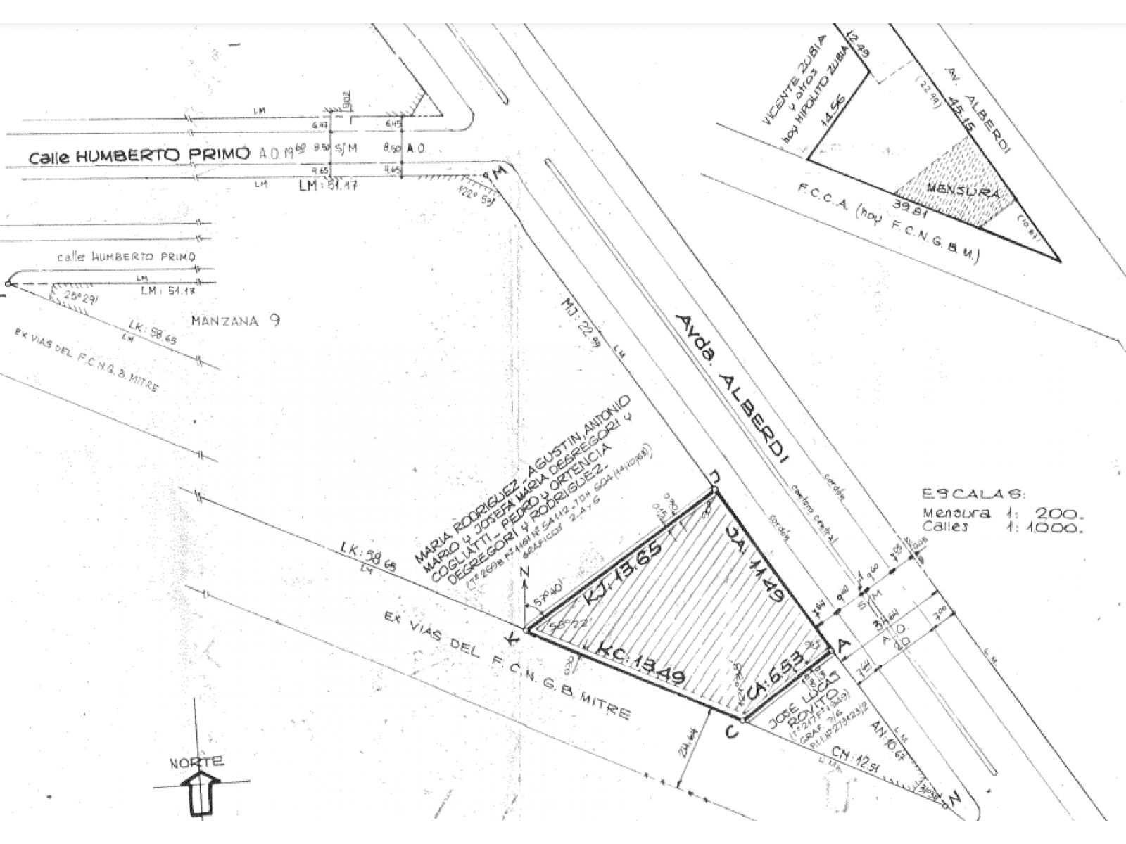 ALBERDI 22BIS -Terreno/casa a demoler - IDEAL CONSTRUCTORA