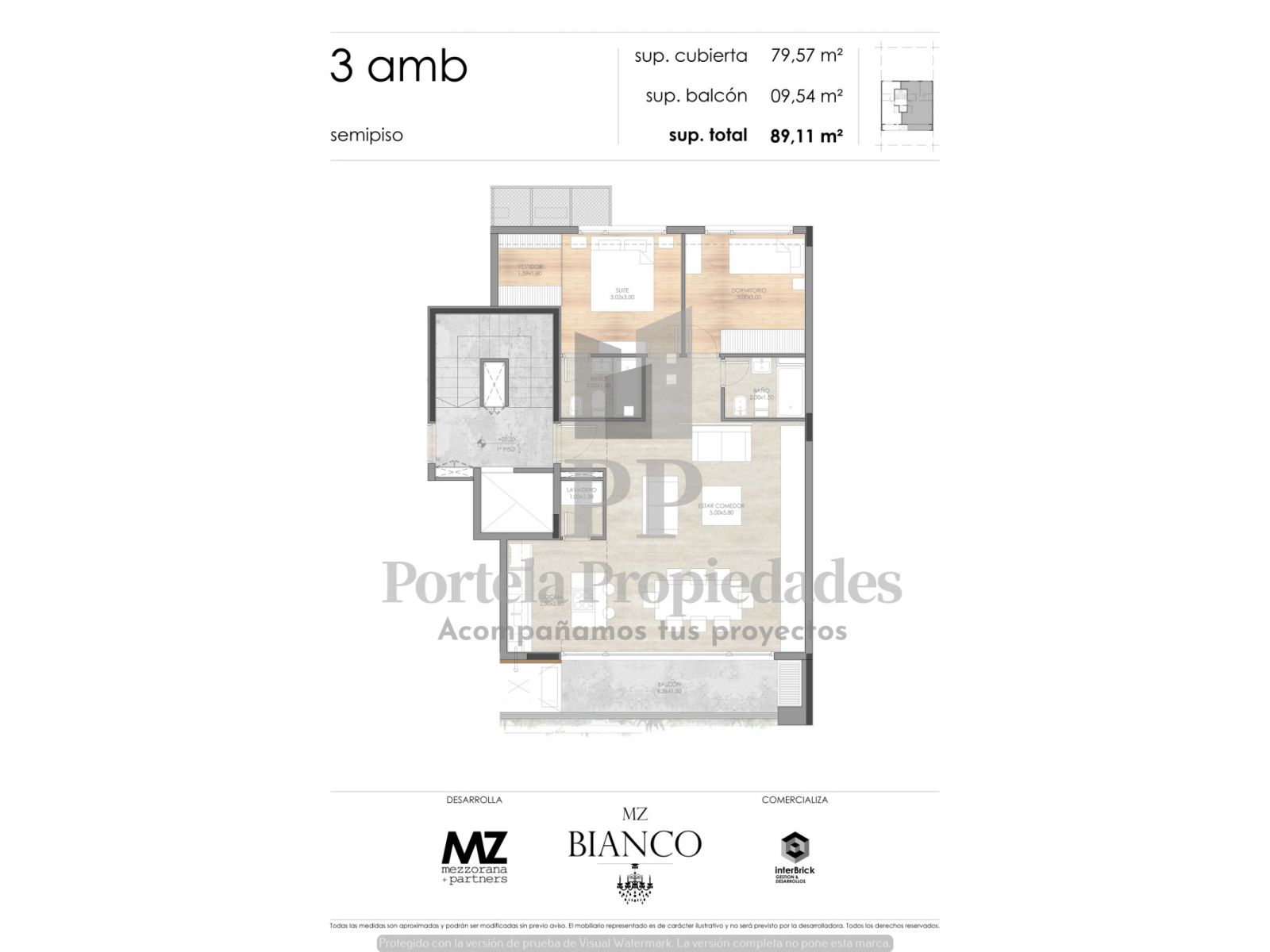 SEMIPISO 3 AMBIENTES C/COCHERA A ESTRENAR CASTELAR NORTE