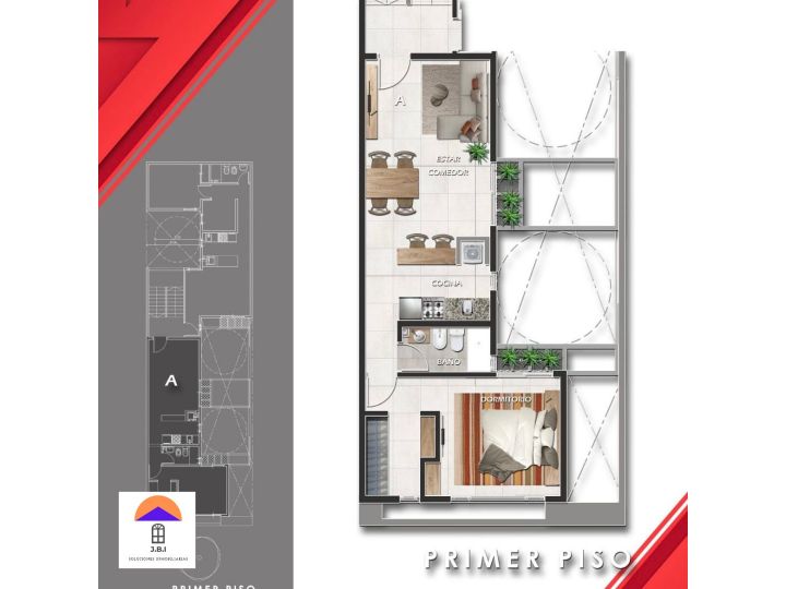 Departamento en Venta 1 Dormitorio Lomas de San Martin