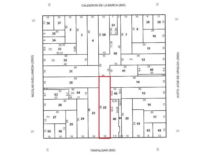 TERRENO 550m2 ALTA CÓRDOBA - TRAFALGAR 852