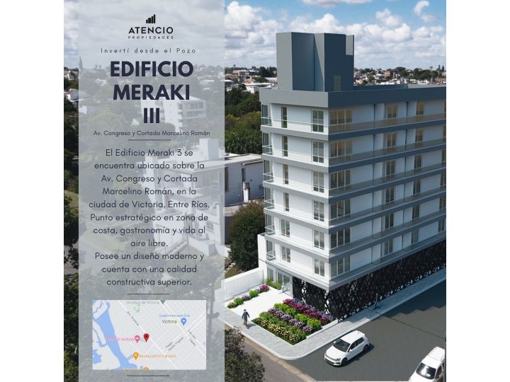 Edificio Meraki III!  Depto de  1 dormitorio a estrenar! Magníficas vistas! Unidad 2-1 - Victoria, Entre Ríos