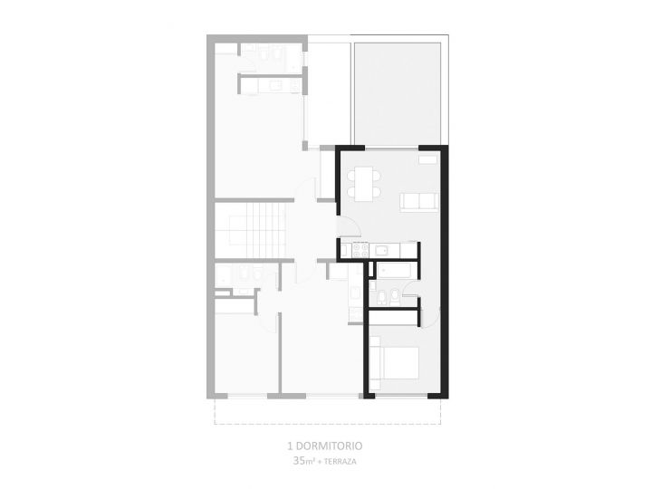 Marcos Paz 4173. Departamento 1 dormitorio