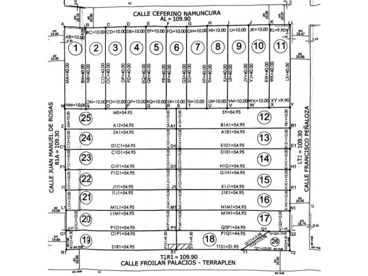 Lotes en Luis Palacios a 30´de Rosario.