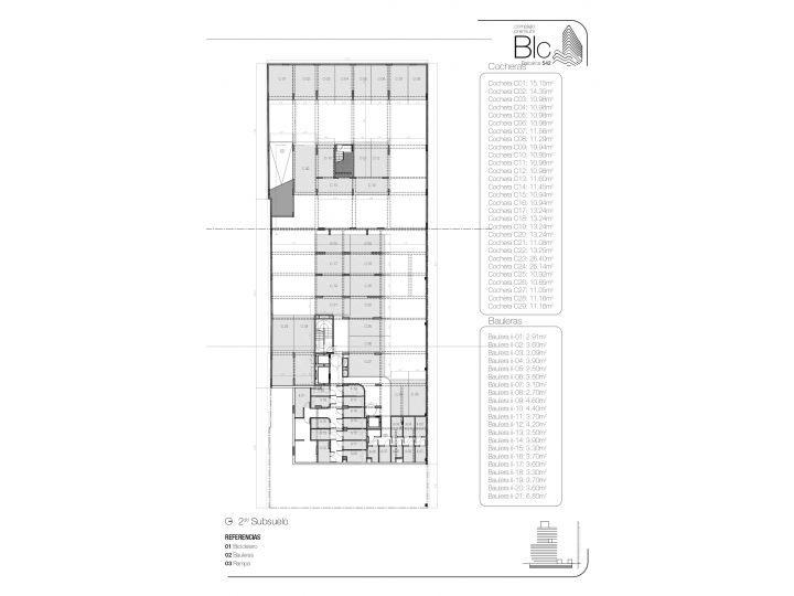 Cochera en venta cerca del Rio. En construcción. Balcarce 500