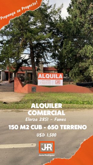 Alquiler comercial sobre Elorza