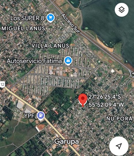 Oportunidad! Terreno Venta Garupa Misiones