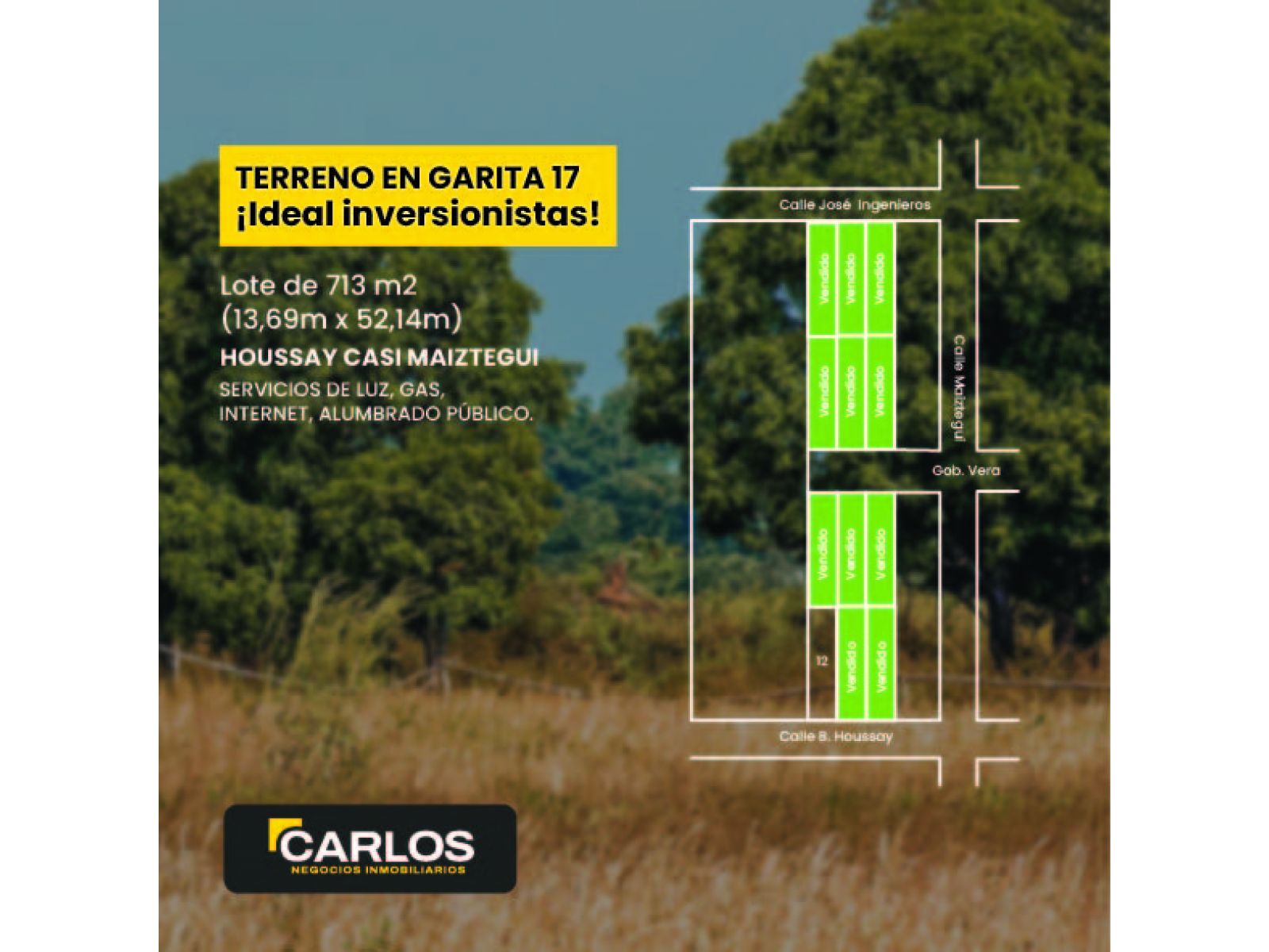 Terreno garita 17 Funes (Para caracteristicas y precios ver descripción)