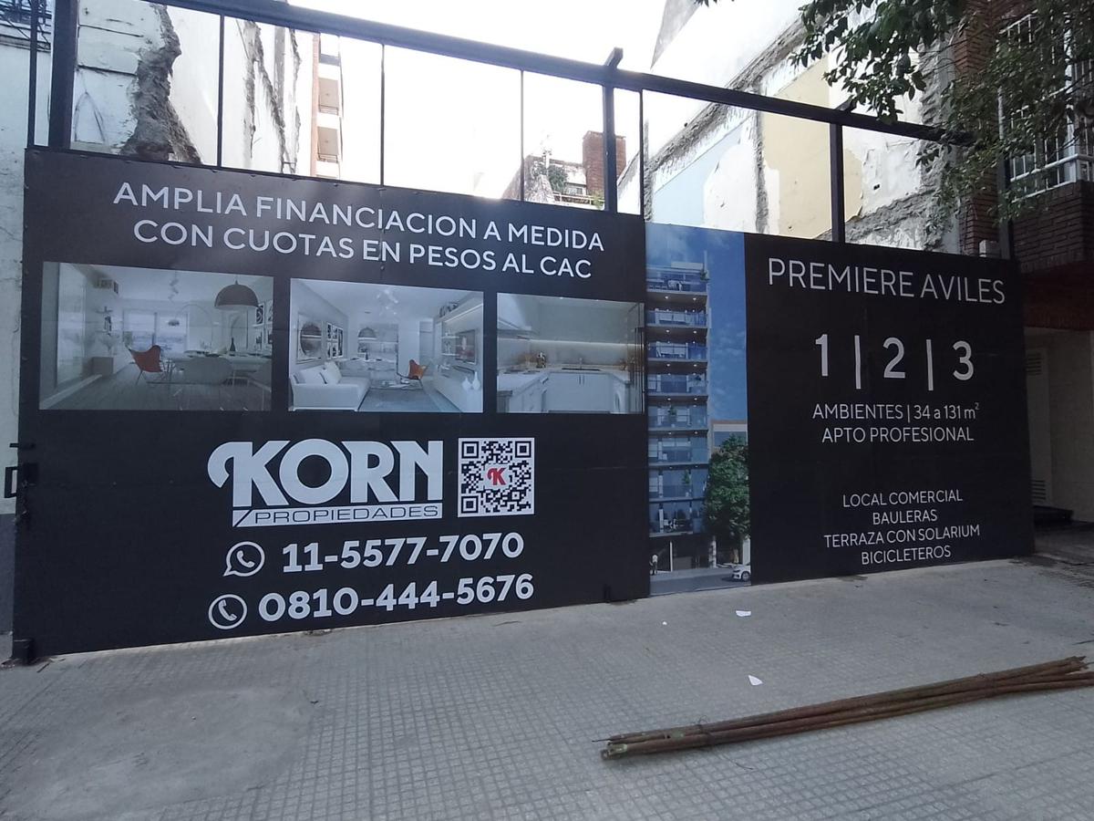 VENTA DEPARTAMENTO APTO PROFESIONAL 1 AMBIENTE EN BELGRANO - EN CONSTRUCCION