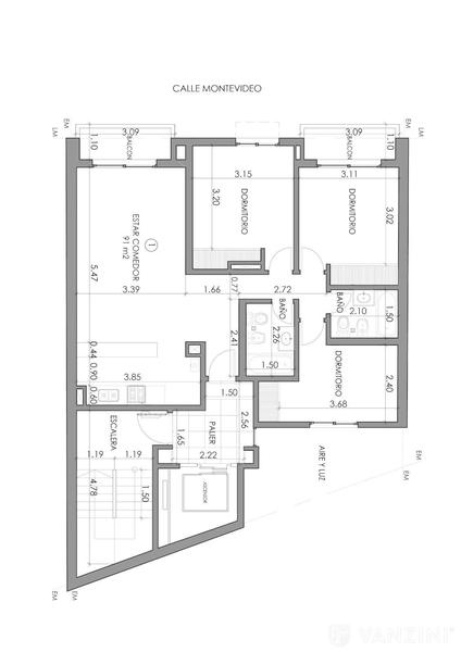 Departamento 1 dormitorio en venta en zona centro, Rosario c/ excelente calidad constructiva