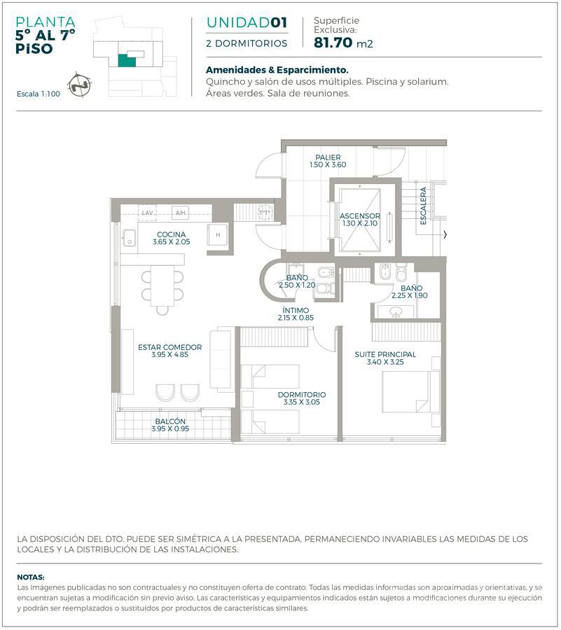 Urquiza 1900 - Departamento Premium en venta de 2 dormitorios en Rosario