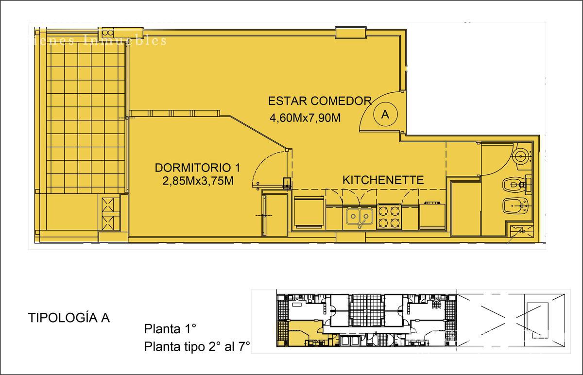 Departamento en venta de 2 dormitorios en Nueva Córdoba