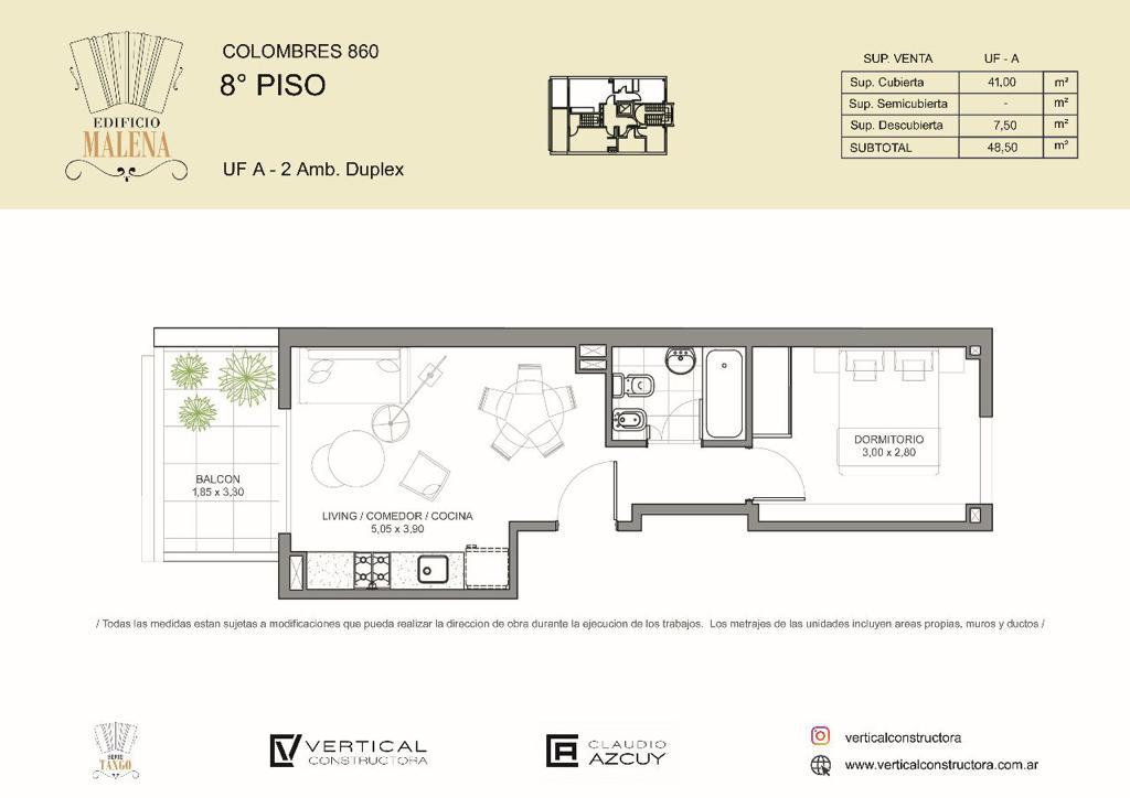 Departamento en venta en Boedo