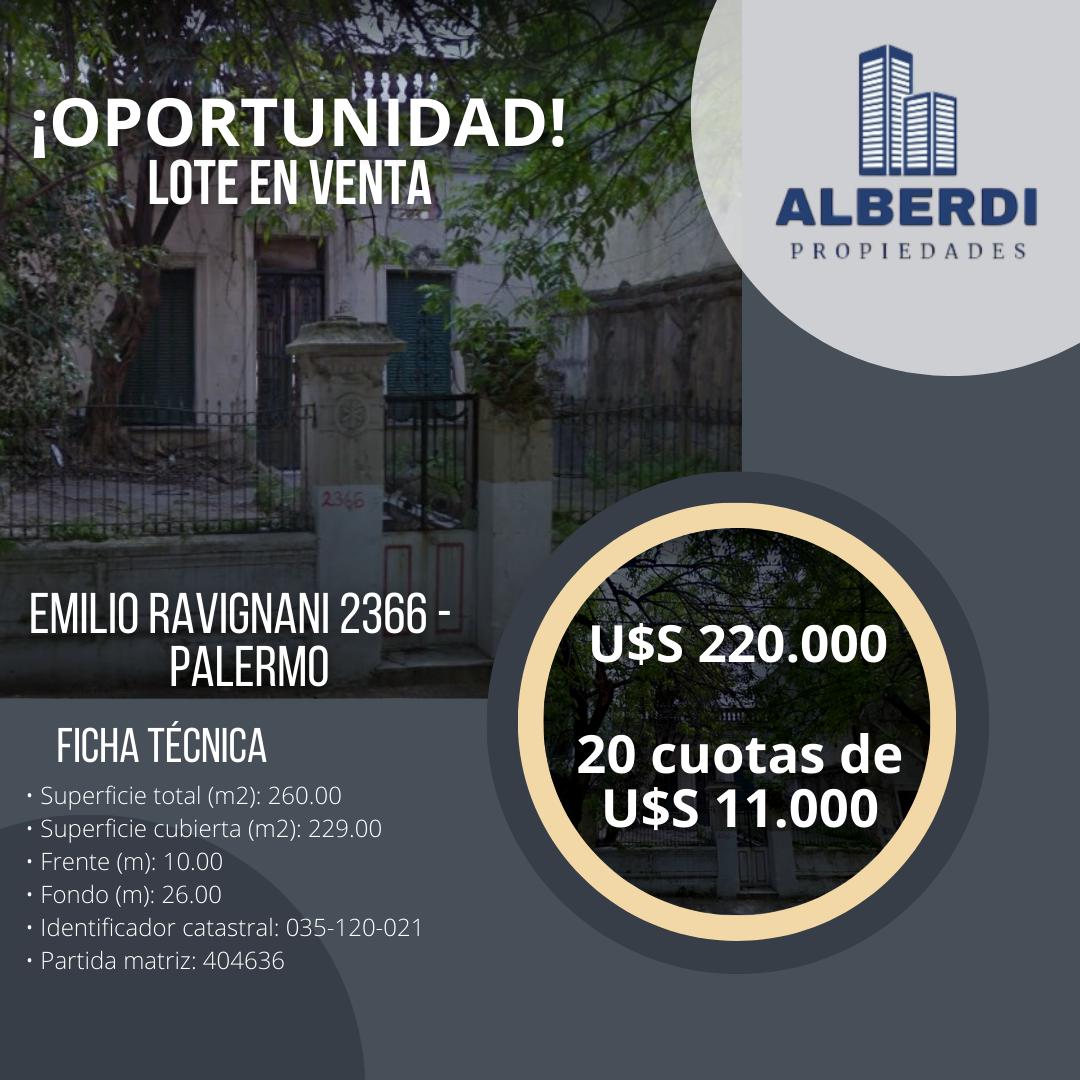 Terreno en Venta en Palermo