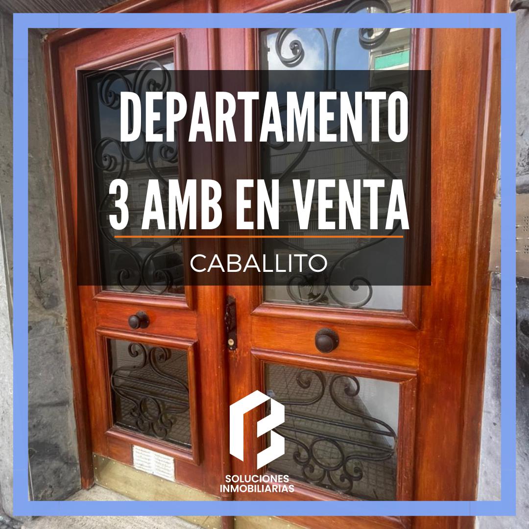 Departamento en venta 3 AMB Caballito