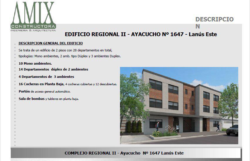 NEGOCION!! DEPTO 2 AMB EN DUPLEX C/COCHERA - AYACUCHO 1600 LANUS