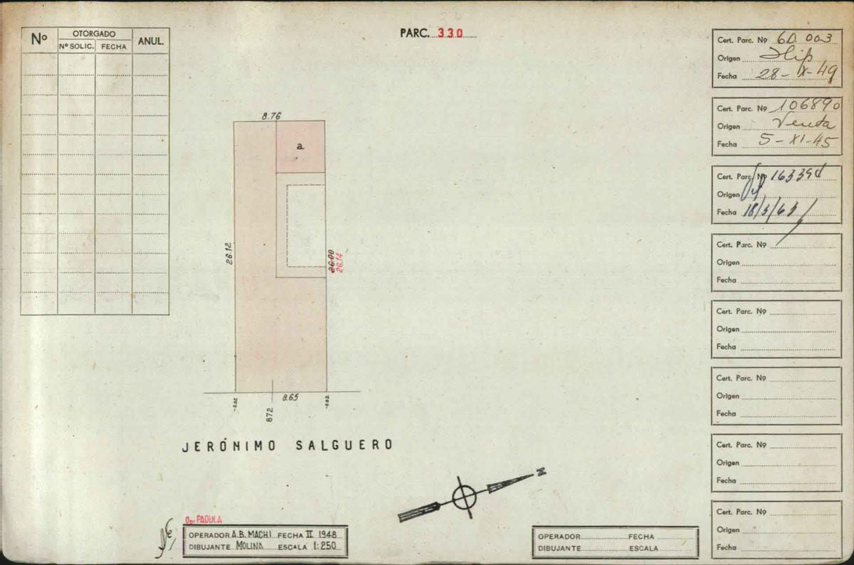 Terreno - En limite Almagro y Palermo, mide 8.65 x 26 mts, apto para 1201 m2 vendibles y 5 cocheras