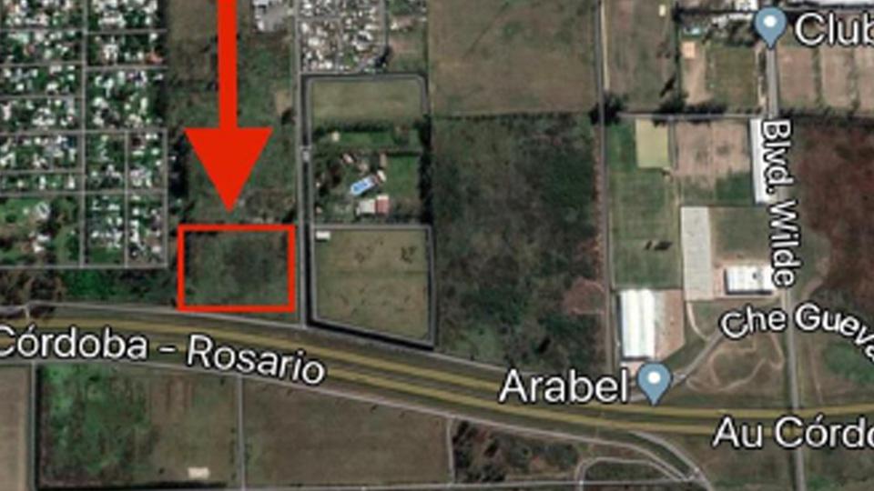 Importante terreno sobre Autopista Rosario-Córdoba