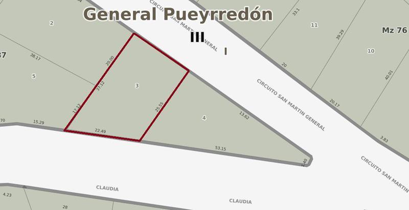 Lote Sierra de los Padres sobre circuito