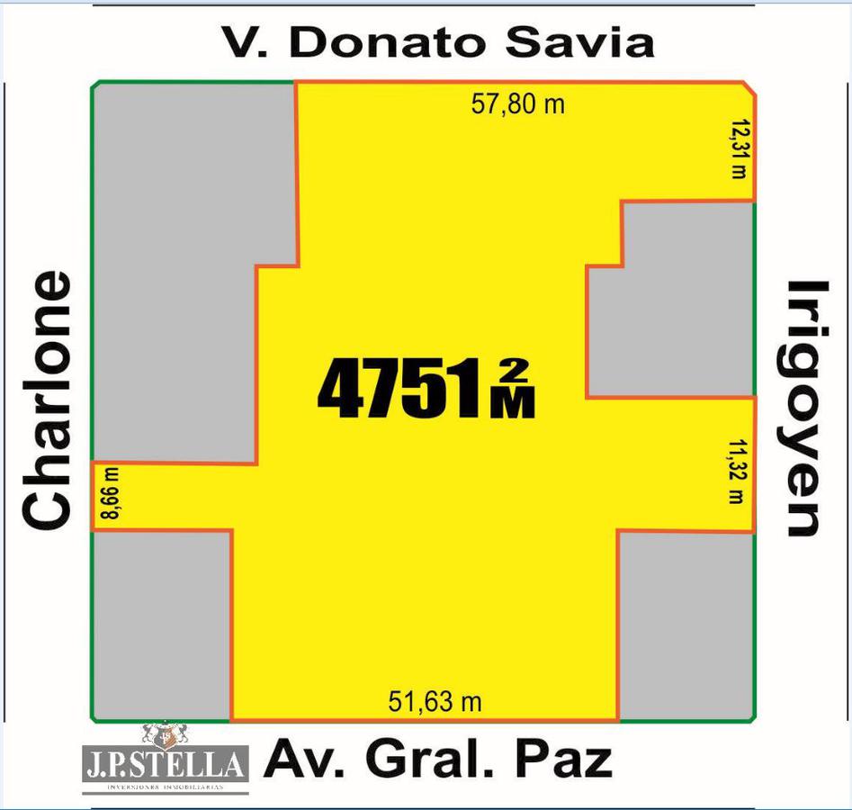 Depósito Comercial 5000 m² con frente a 4 calles - Lomas Del Mirador