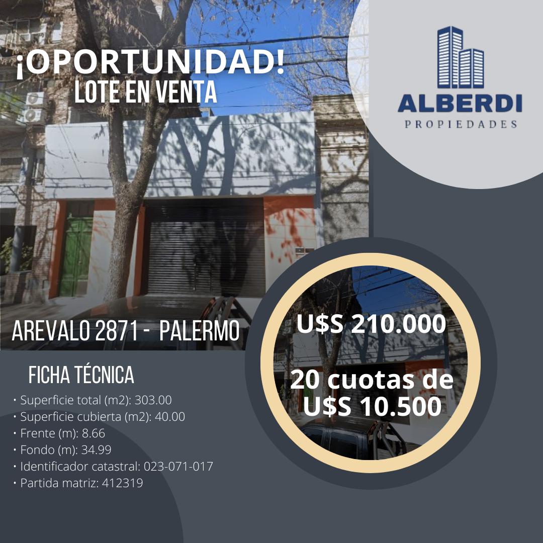 Terreno en Venta en Palermo