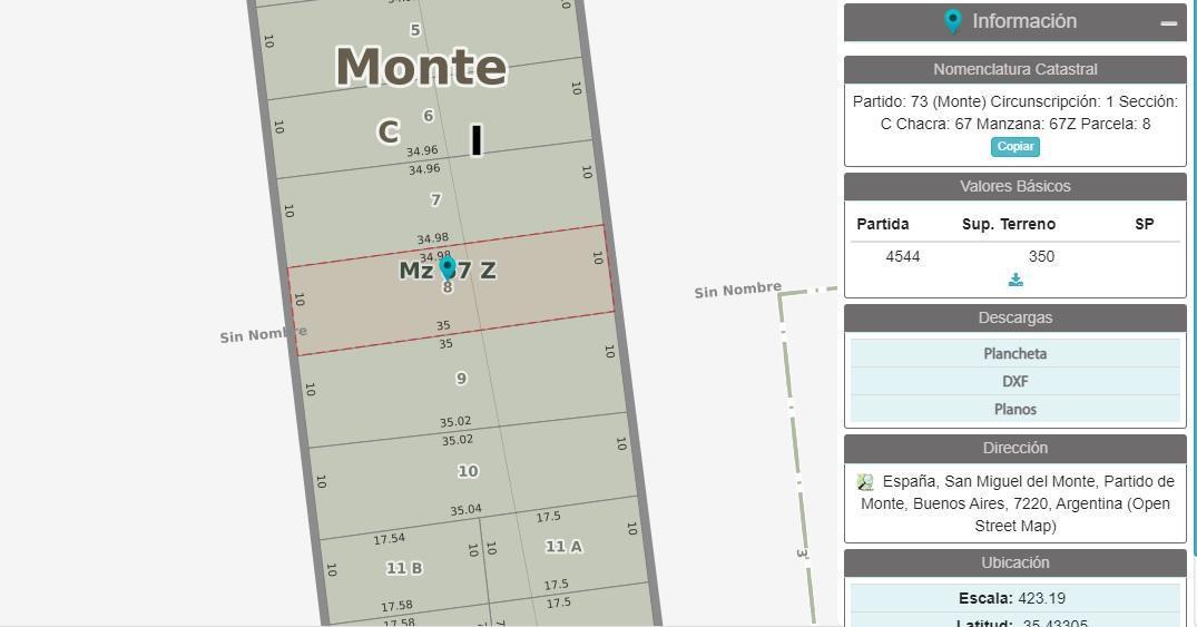 Terreno en Cordoba S/N- San Miguel del Monte