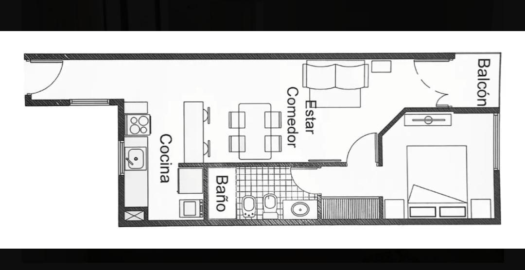 Dempto 1 Dormitorio