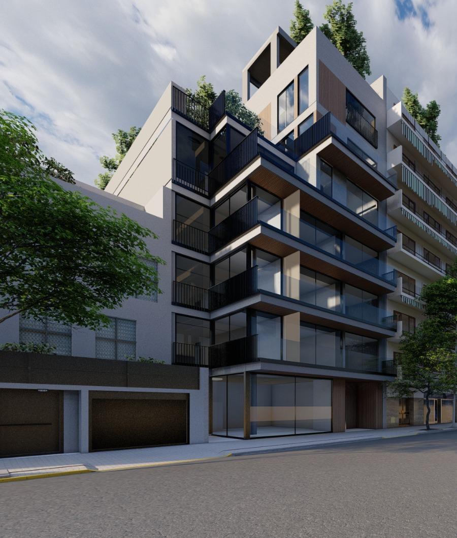 VENTA en construcción departamento monoambiente con patio en Villa Crespo