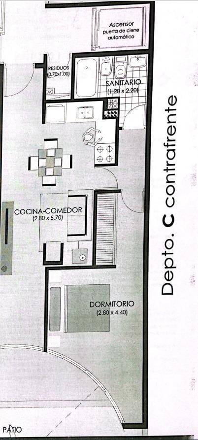 Departamento en  venta general Paz