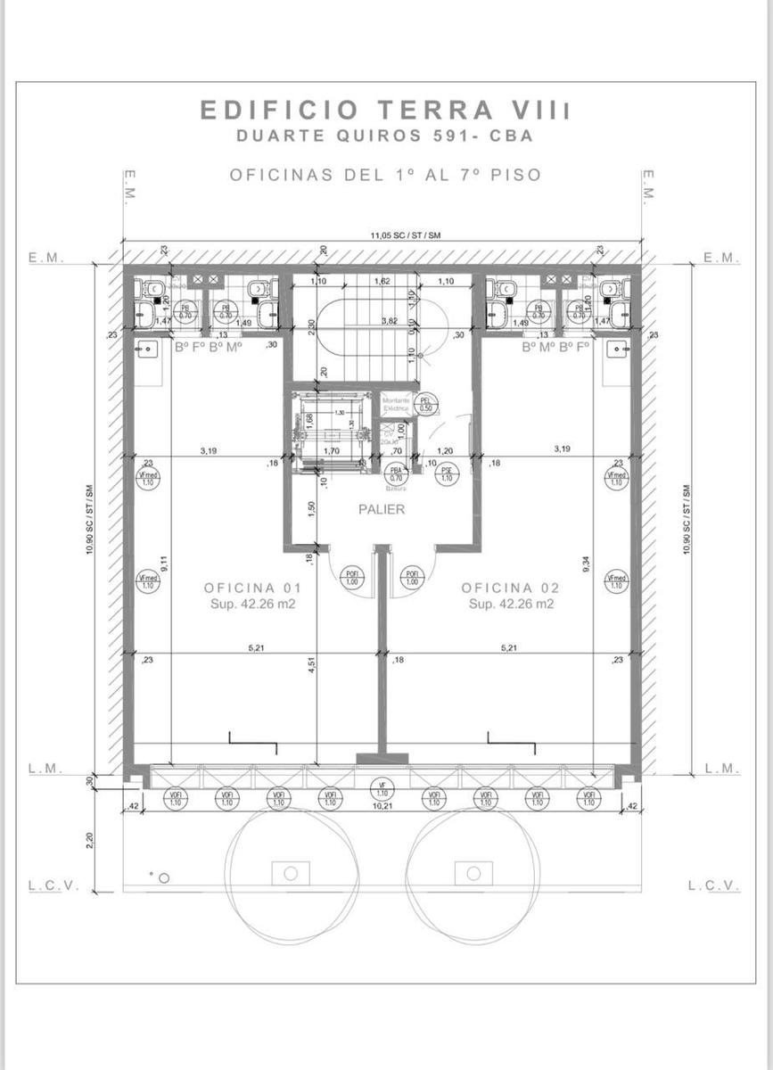 ALQUILER/VENTA OFICINAS ZONA TRIBUNALES.