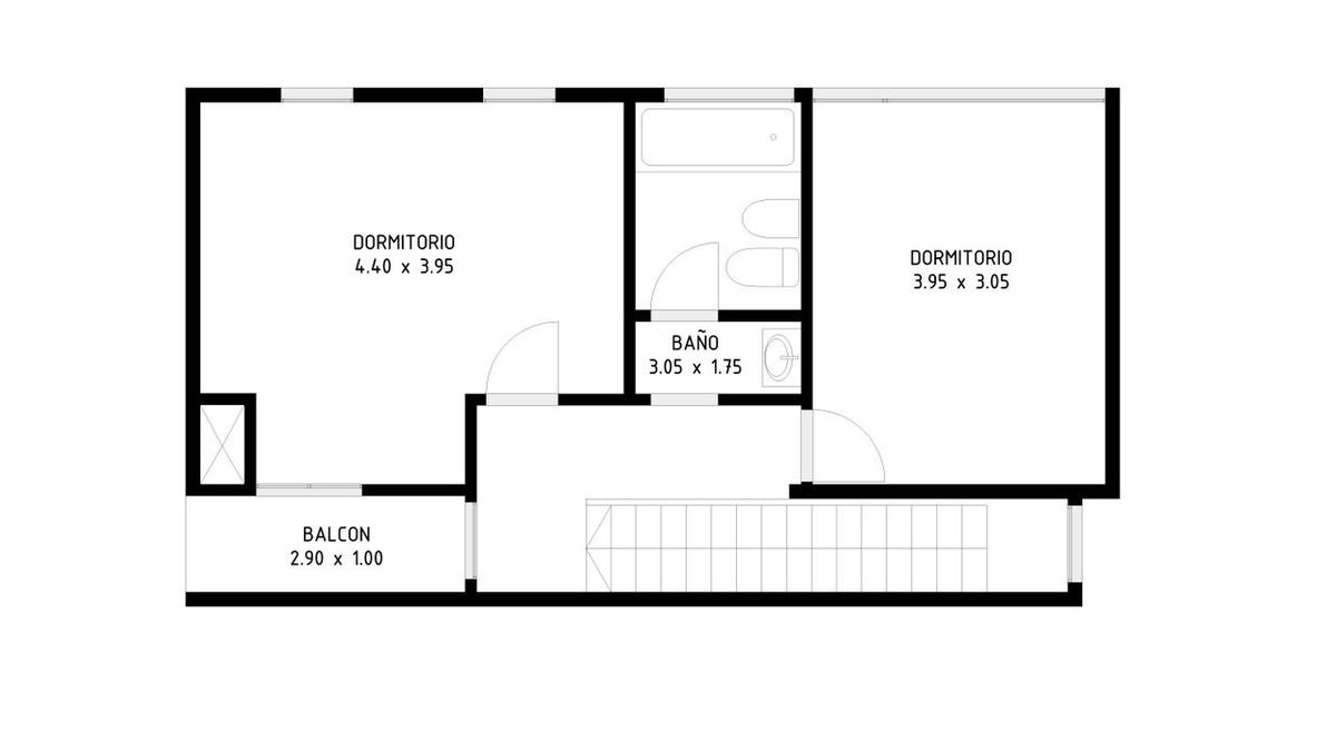 Duplex en venta de 2 dormitorios con cochera en Manuel B Gonnet