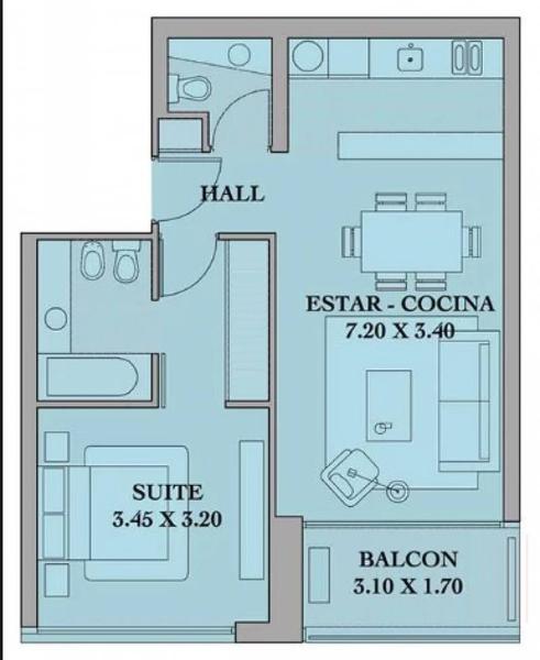 Nuevo Ingreso Quartier Boulevard 2 amb + cochera + baulera