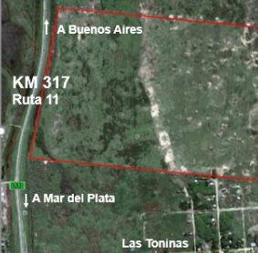 VENTA Chacra - 12 Ha Ruta 11 -317 km