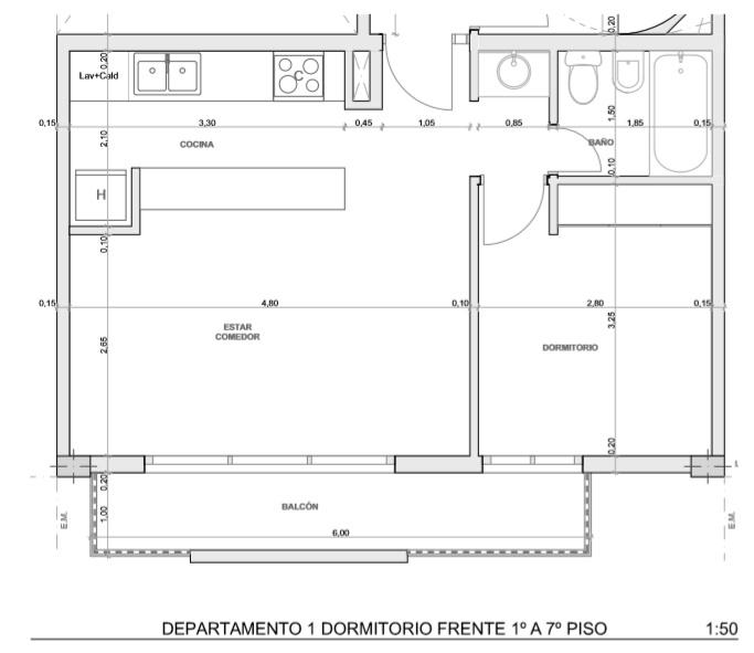 Departamento en venta - La Plata