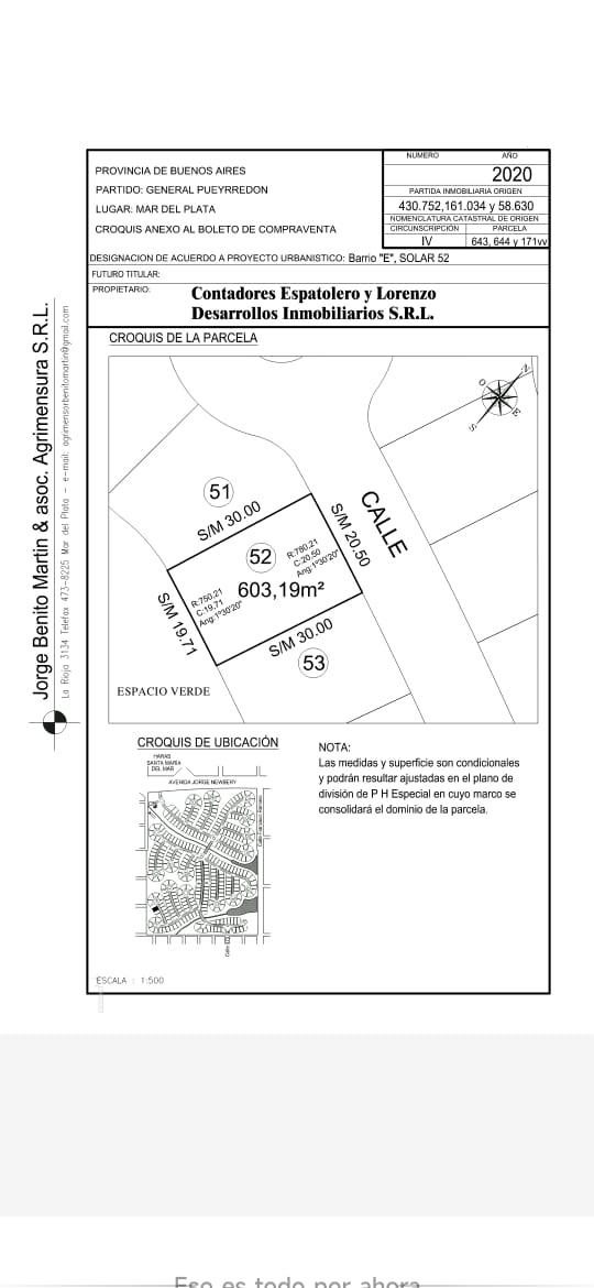 Terreno en  Barrio Privado Casonas del Haras