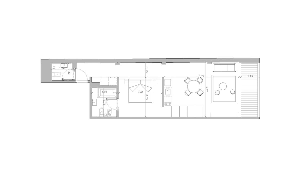 Departamento - Villa Pueyrredon