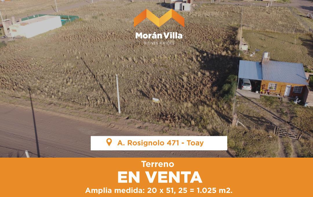 Terreno en Toay - Zona en pleno crecimiento