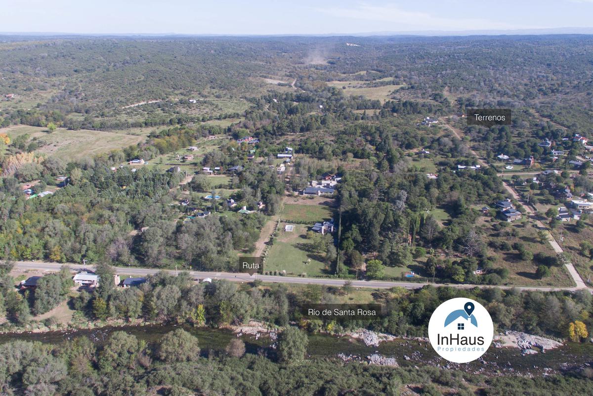 Terreno a metros del rio y con increíbles vistas en Santa Rosa de Calamuchita