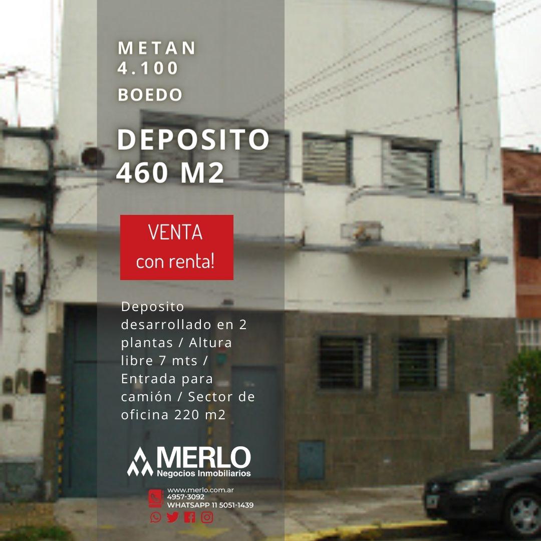 Depósito en  Boedo - 460 m2 - Venta con RENTA