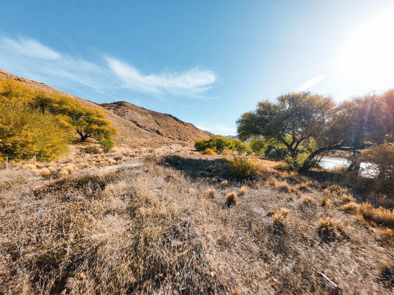 Terreno con ribera del rio Limay