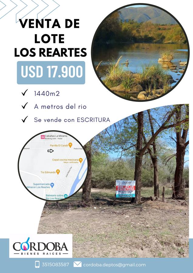 LOTES EN VENTA EN LOS REARTES