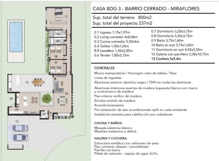 Venta casa a terminar - Miraflores (Funes Hills)