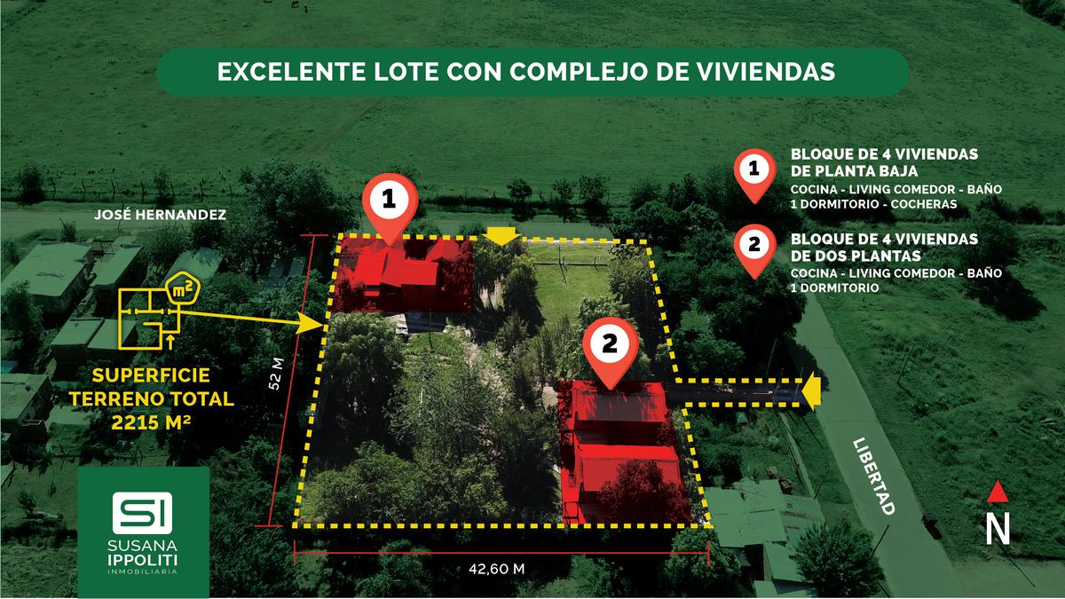 Casas en venta 1 y 2 dormitorios barrio Beaudrix Roldan