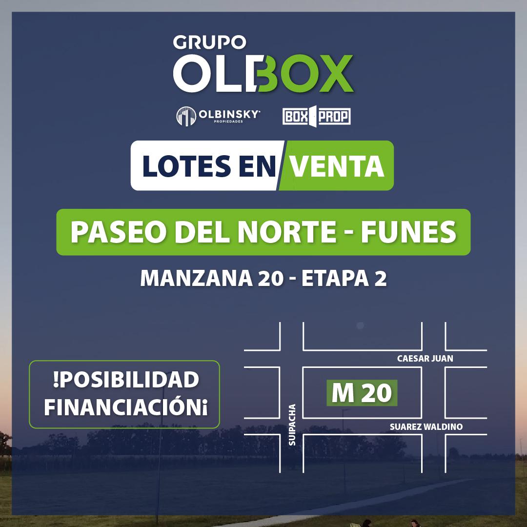 Venta de Terreno - Lote en Funes Norte (Financiación)